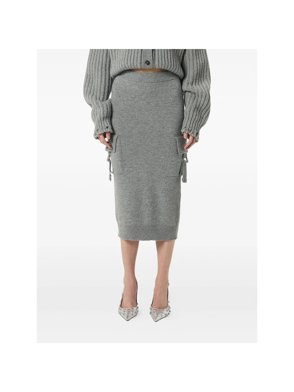 Blumarine Grey Skirts