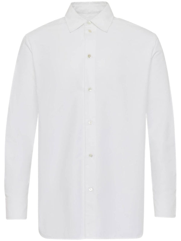 White Oversize Cotton
  Shirts