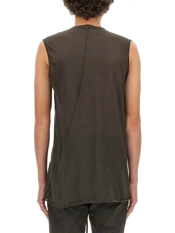 Crewneck Cotton Sleeveless Top