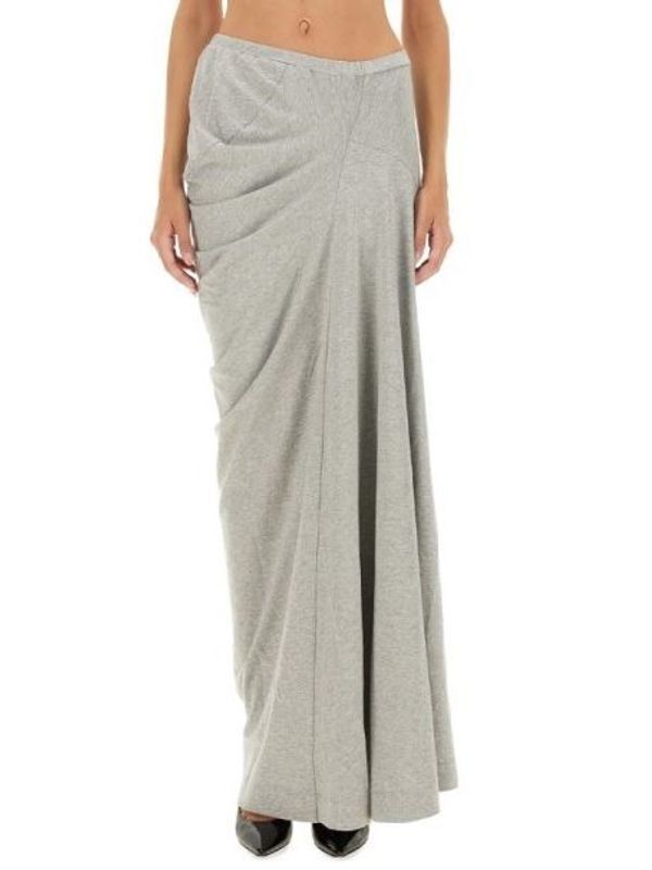 Draping Cotton Long Skirt