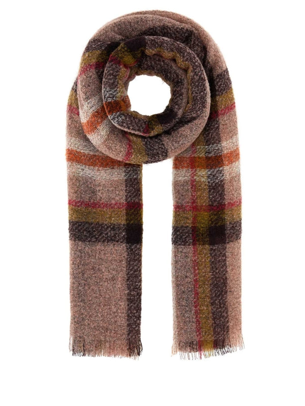 Sefr Multicolor Checked Wool Mufflers