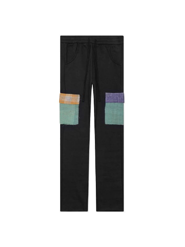 Check Cargo Pocket Track Pants