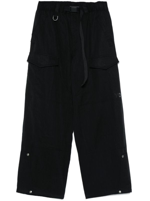 Logo Drawstring Lyocell Cargo Pants