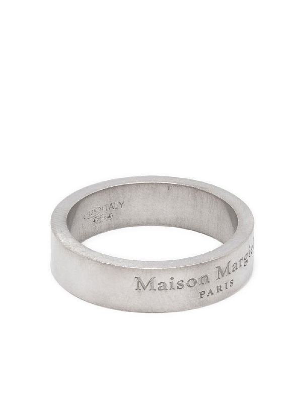 Engraving Logo Silver Ring