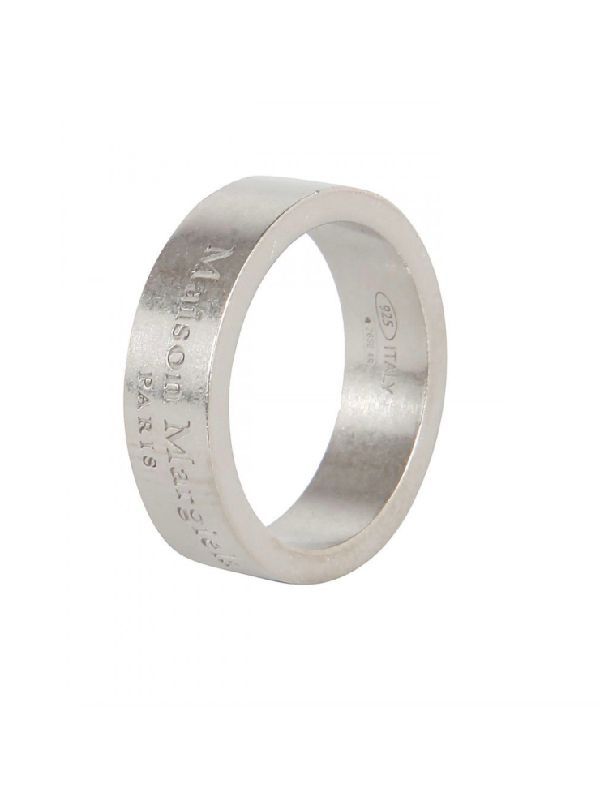 Engraving Logo Silver Ring