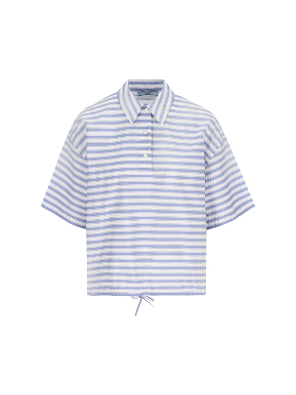 Stripe Cotton Polo Shirt