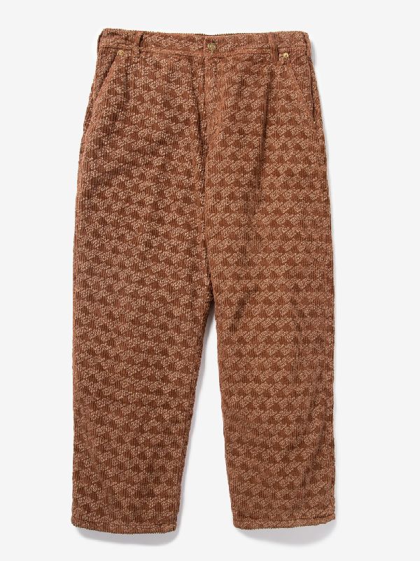 Corduroy All-Over Logo Pants