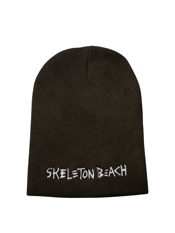 Slogan Embroidery Beanie