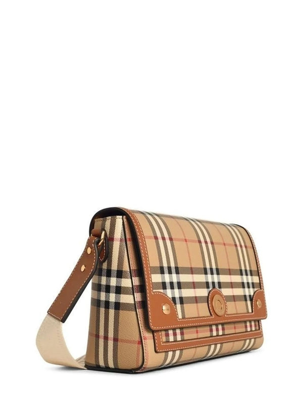 Burberry Beige Checked Crossbody & Shoulder Bags