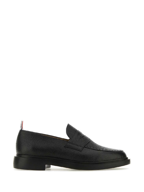 Rwb Tab Leather Penny Loafers