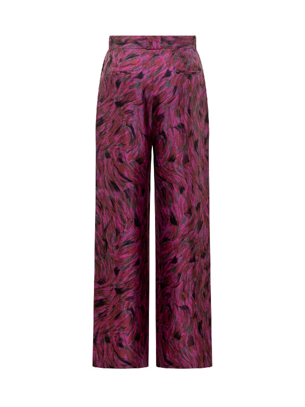 All-Over Pattern
  Silk Pants