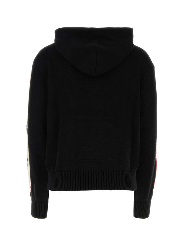 SWEATSHIRTS AMKNHD1001 BLACK Black Hoodies