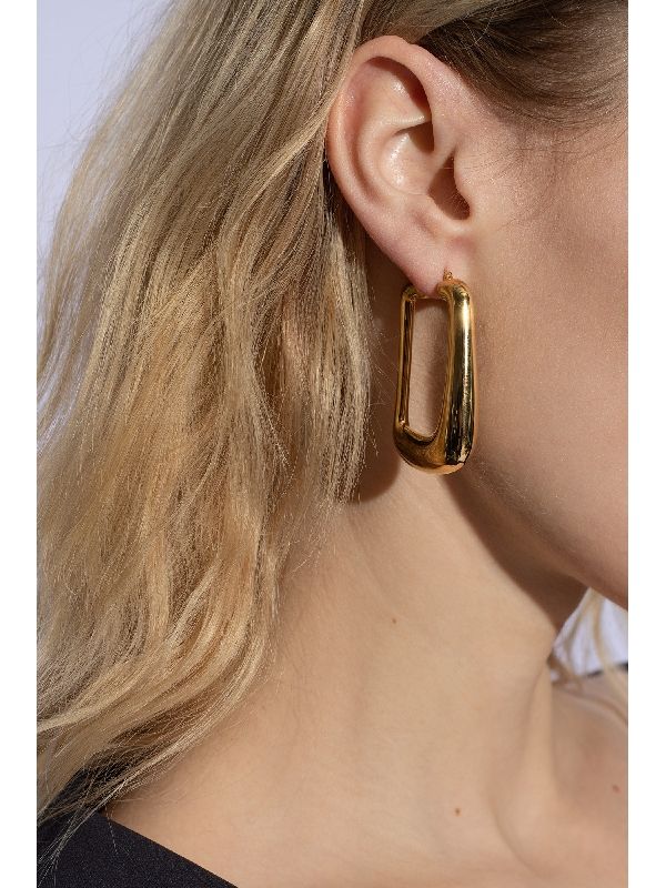 Ovalo J Hoop
  Earrings