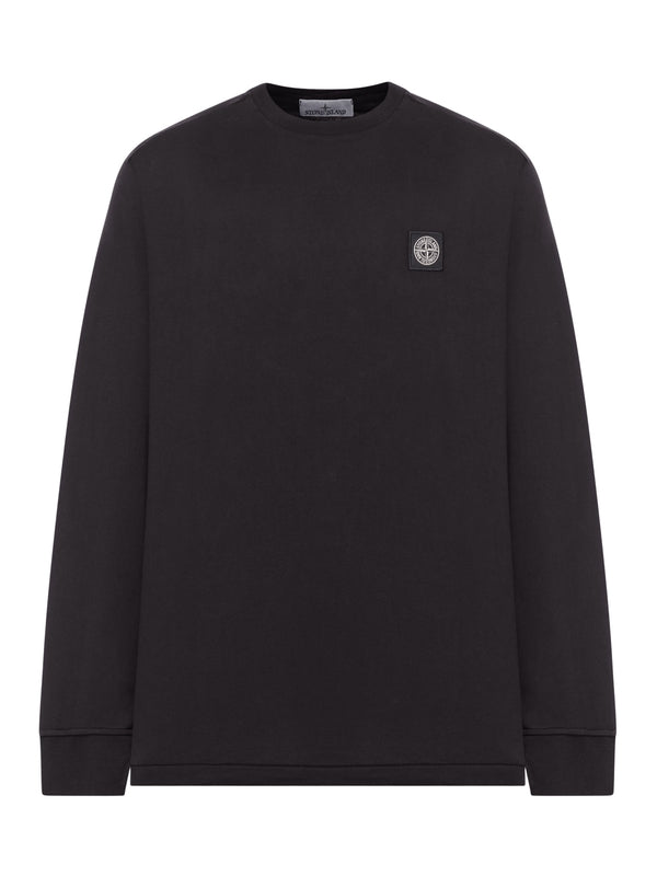 Stone Island Black Long Sleeve Top