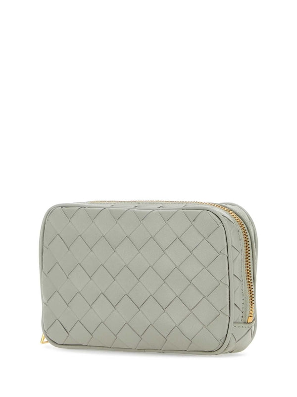 Intrecciato Leather Pouch