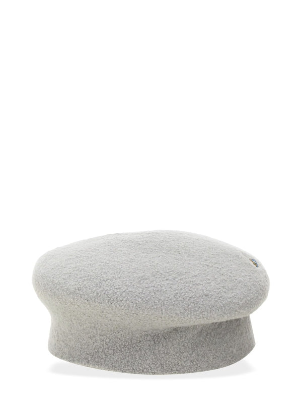 Orb Logo Embroidery Wool Beret