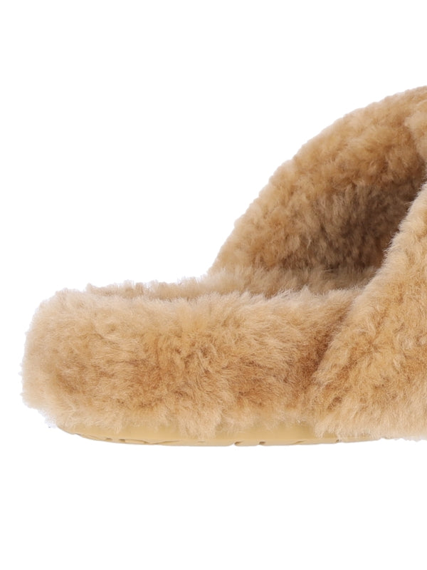 Easy Shearling Flip-Flops