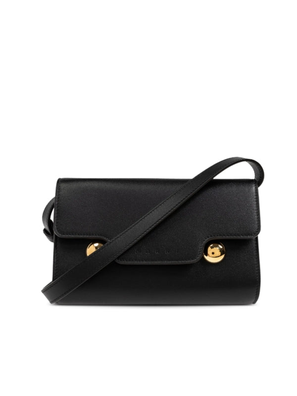Troncaru Leather Shoulder Bag
