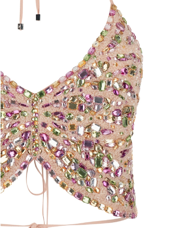 Crystal Sequin Butterfly Top