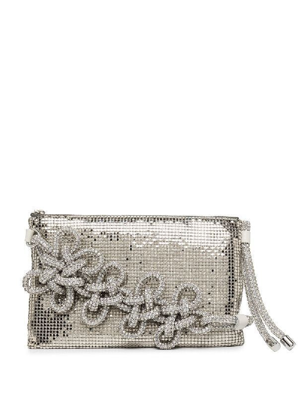 Crystal Knot Rhinestone Shoulder Bag