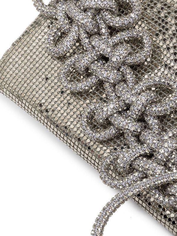 Crystal Knot Rhinestone Shoulder Bag