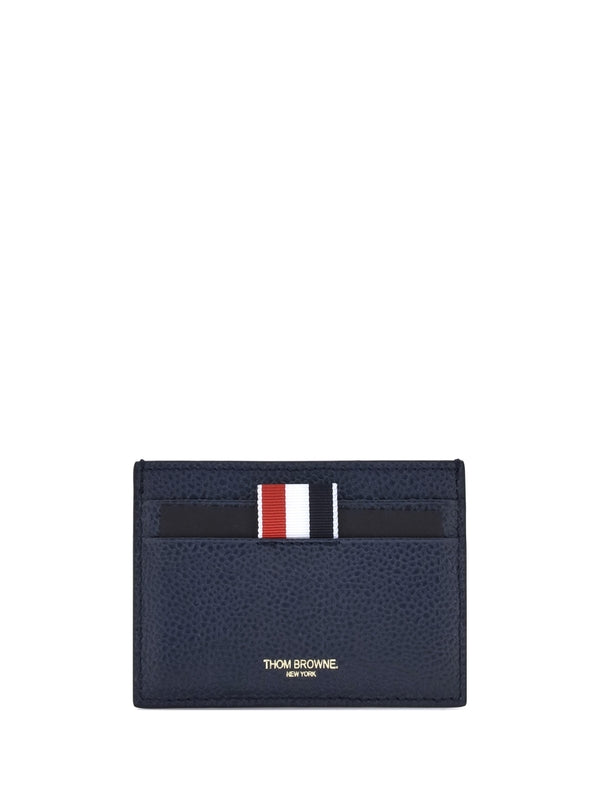 Thom Browne Navy Card Holders