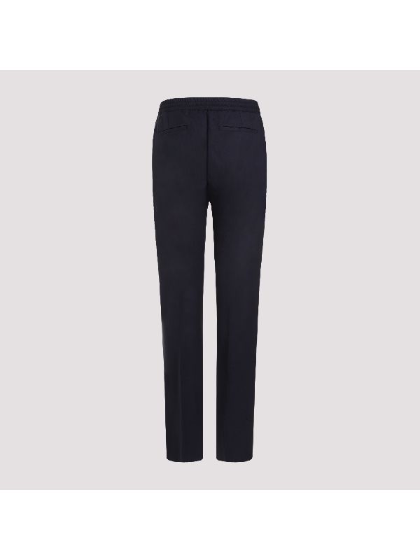 Zipper Pocket Wool Blend Pants