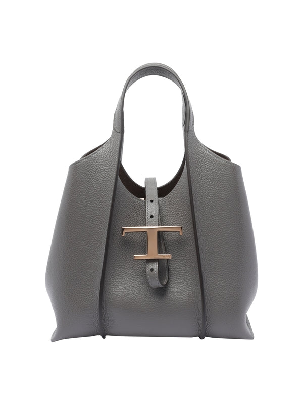Tod'S Grey Tote Bags