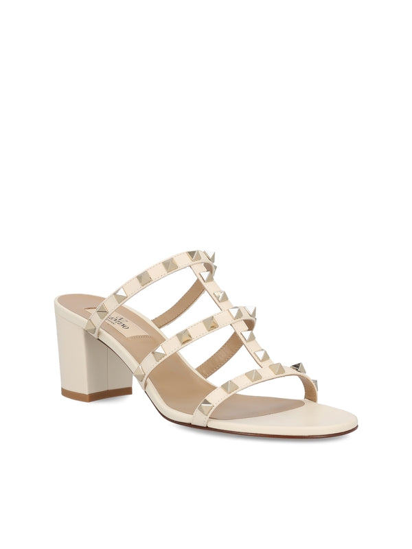 Valentino White Sandal Heels