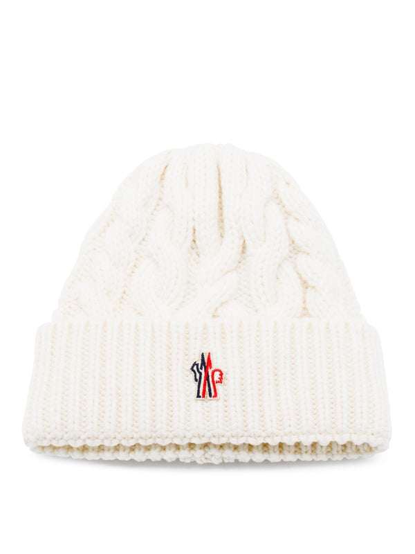 Moncler White Beanies