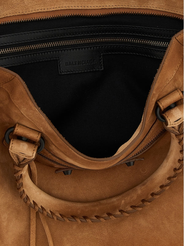 Balenciaga Le Cagole Suede Medium Tote Bag