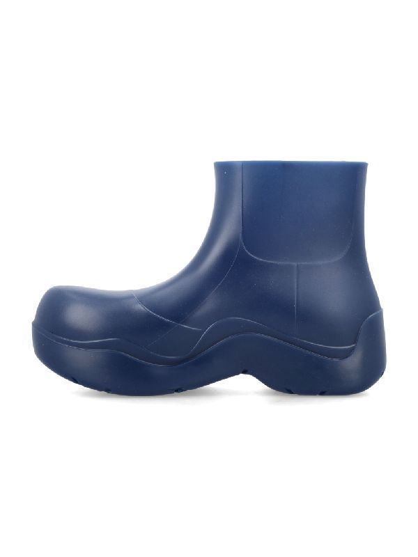 Blue Rubber Puddle Boots