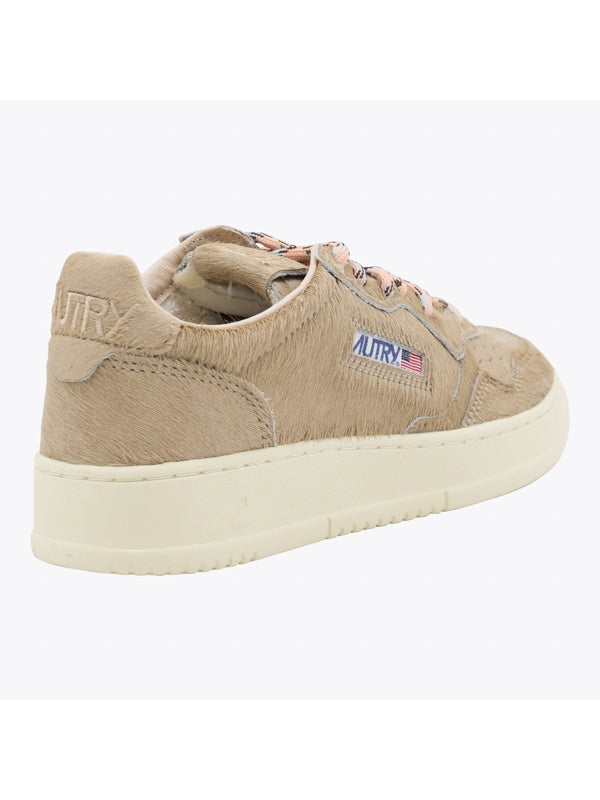 Autry Beige Low Top Sneakers