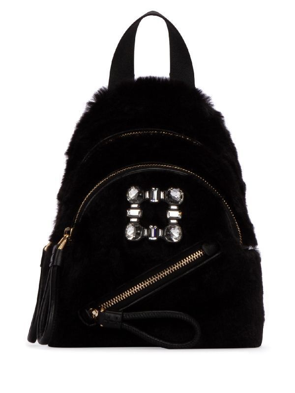 Walkie Viv Shearling Backpack