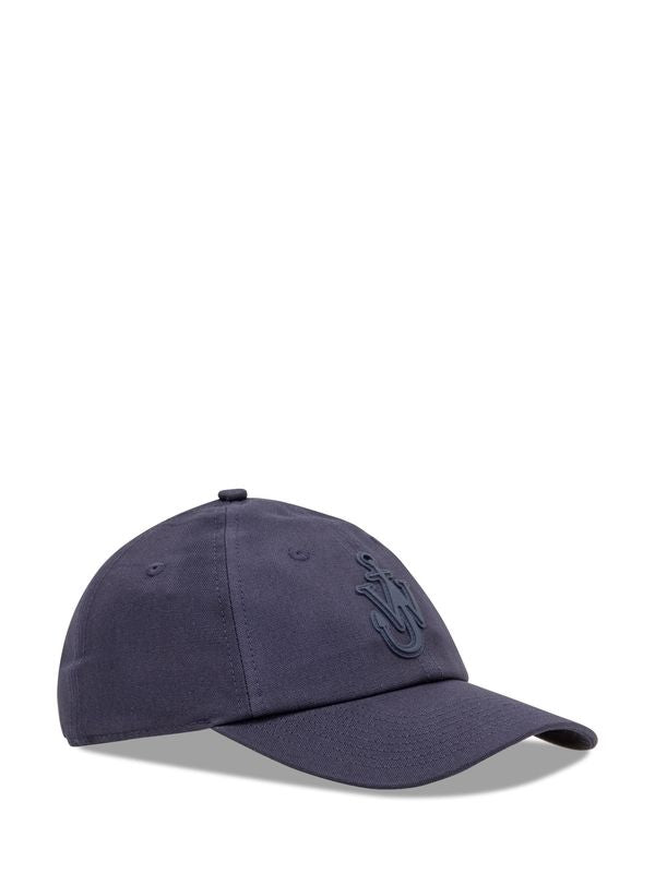 Anchor Motif Cotton Ball Cap