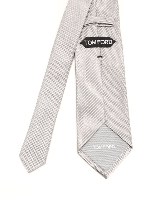 Plain Pearl Silk Necktie