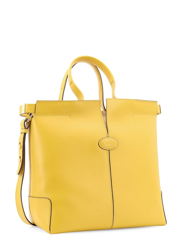 ディ ロゴ レザー スモール トートバッグ