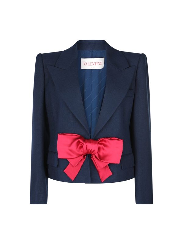 Bow Detail Single Jacket