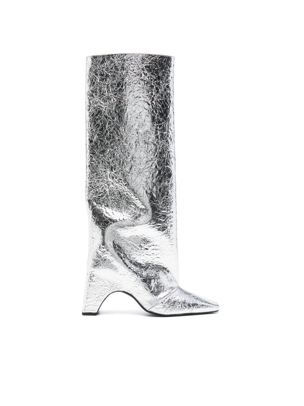 Metallic High Heel
  Boots