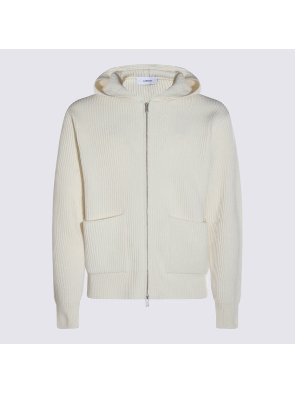 Lardini White Hoodies
