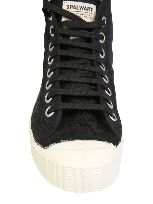 Spalwart Black High Top Sneakers