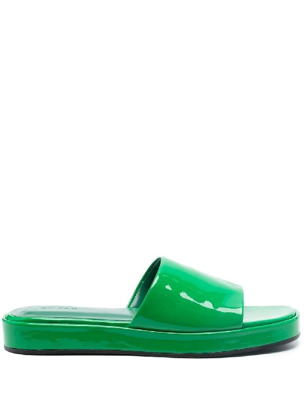 Cala Patent Leather Slides