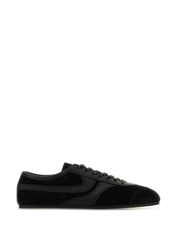 Dries Van Noten Black Low Top Sneakers