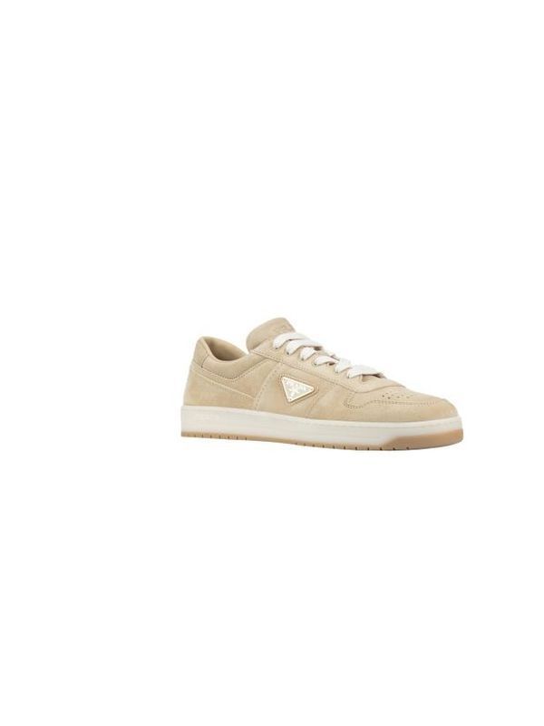 Triangle Logo Suede Low Top
  Sneakers