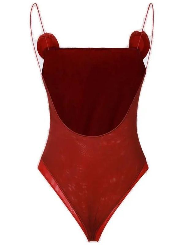 Rose Embellished Swimsuit