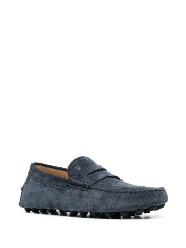 Navy Suede Driving Shoes