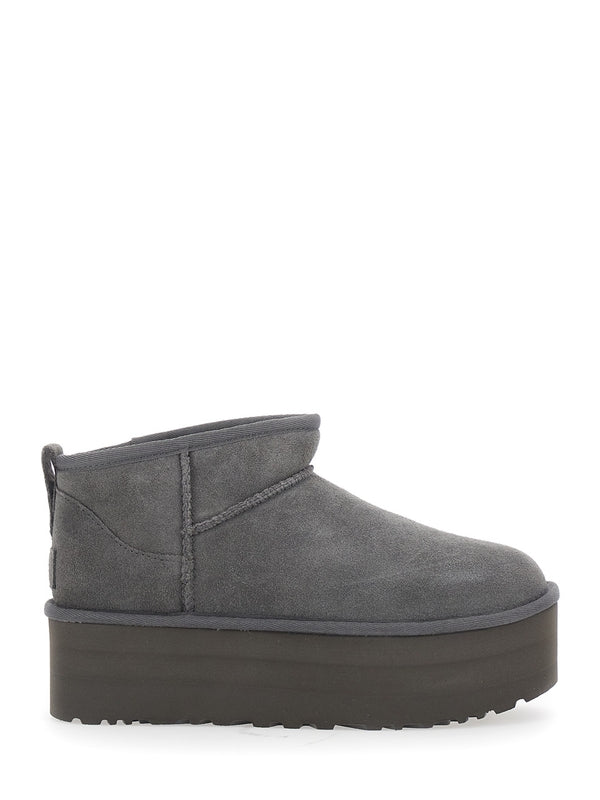 Ugg Grey Ankle Boots