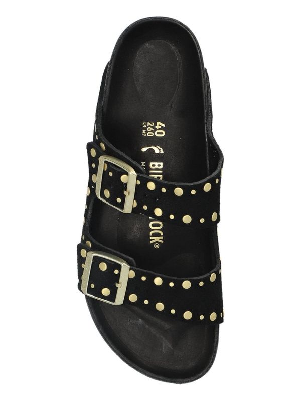 Arizona Rivet Detail Suede Sandals