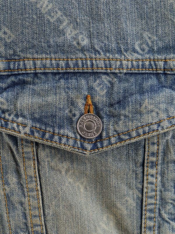 Allover Logo Denim Jacket