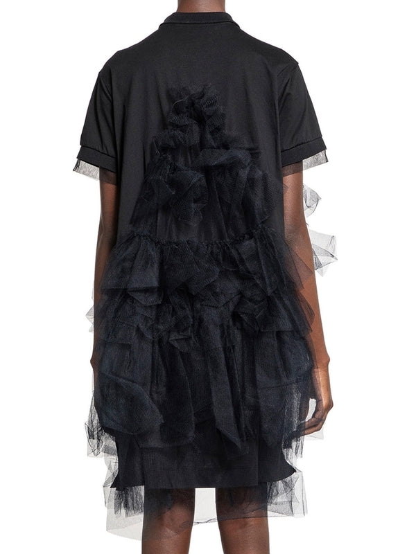 Frill Tulle Polo Dress